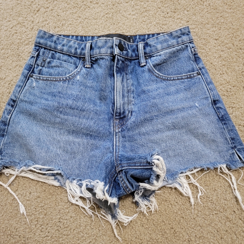 Alexander Wang denim bite shorts
